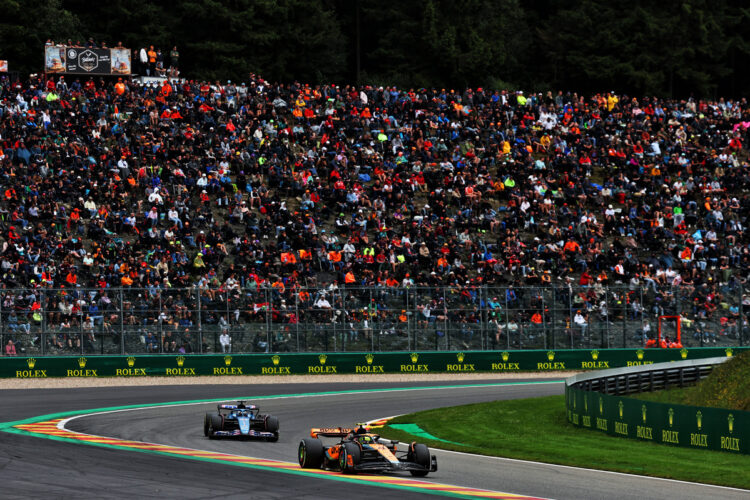 Norris: ‘Era impossível ultrapassar’ durante GP da Bélgica