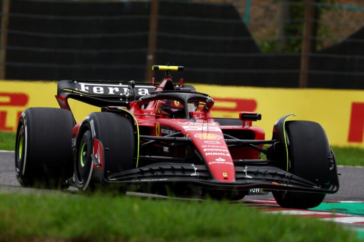 Sainz sem ritmo em meio aos experimentos de configuração da Ferrari Suzuka