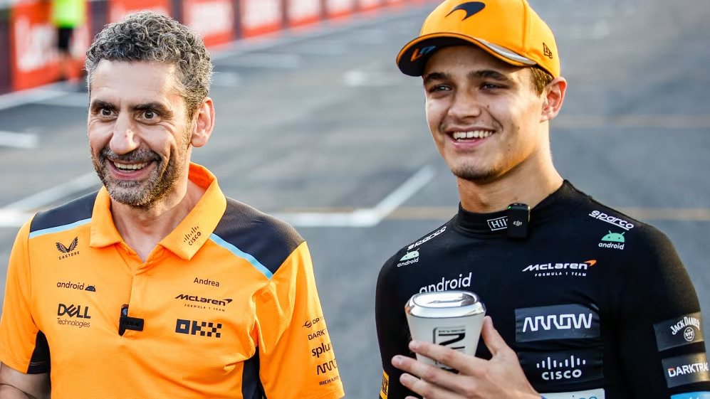 Norris ‘pode competir’ com nomes como Schumacher e Alonso, diz Stella, chefe da McLaren