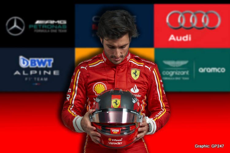 Carlos Sainz em Busca de Opções em 2025