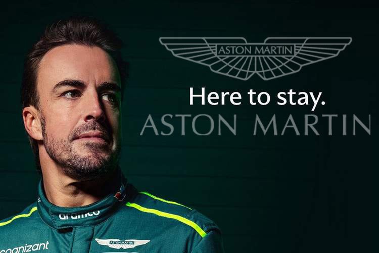 ALONSO E ASTON MARTIN RENOVAM: ESTOU AQUI PARA FICAR! ALONSO E ASTON MARTIN RENOVAM: ESTOU AQUI PARA FICAR!