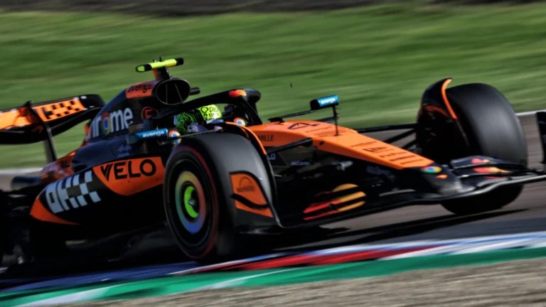McLaren testa asa dianteira para regras de flexão revisadas da F1 antes do GP da Espanha