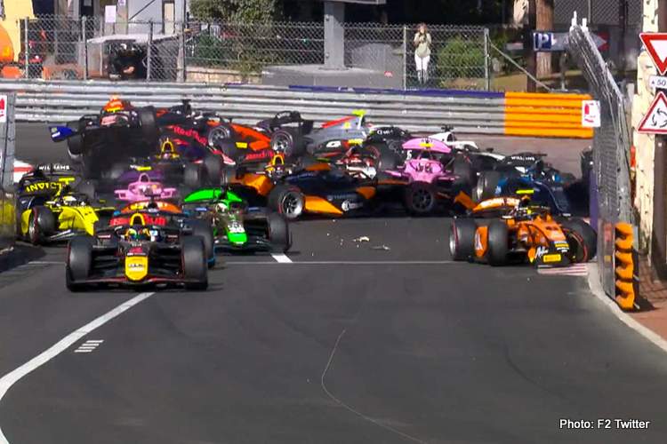 Caos na largada da Fórmula 2 em Mônaco: sete abandonos e egos feridos