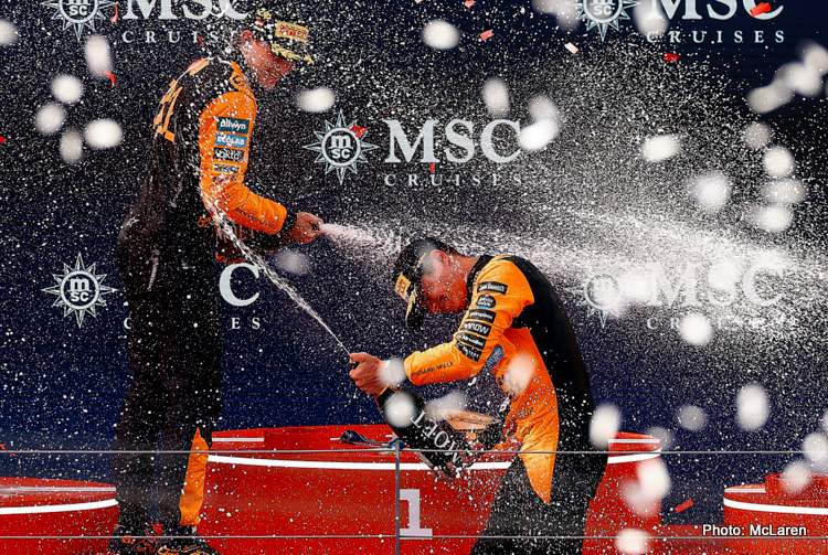 GP da Áustria 2025: Norris vence Piastri em disputa emocionante