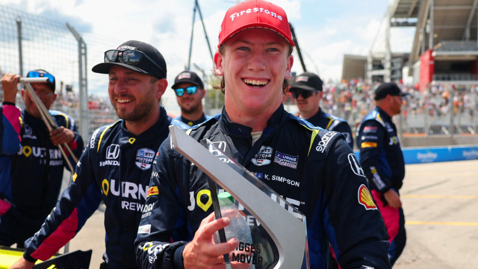 Kyffin Simpson conquista primeiro pódio na IndyCar e confiança está em alta