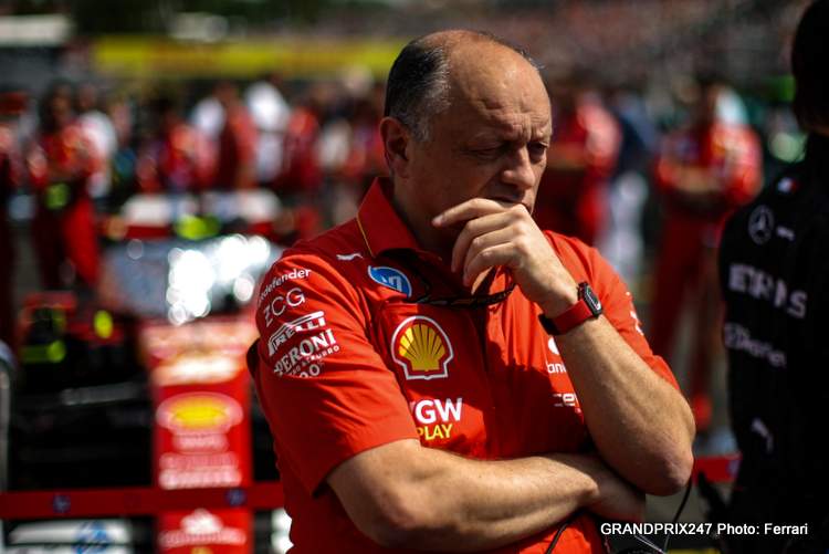 Ferrari SF-25: Vasseur destaca atualização para desafio em Spa