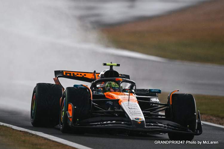 Norris conquista vitória em corrida caótica no GP da Grã-Bretanha