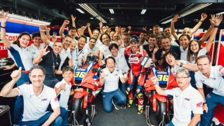 Joan Mir conquista primeiro pódio da Honda MotoGP em Motegi após jornada desafiadora