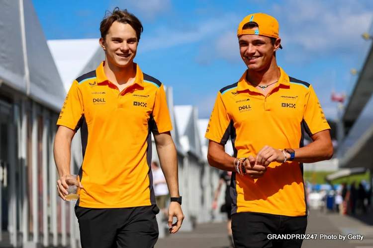 Stella: Norris e Piastri confiantes para as corridas finais da Fórmula 1