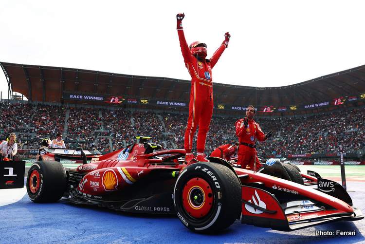 Hamilton confiante em vitória no México após triunfo de Sainz