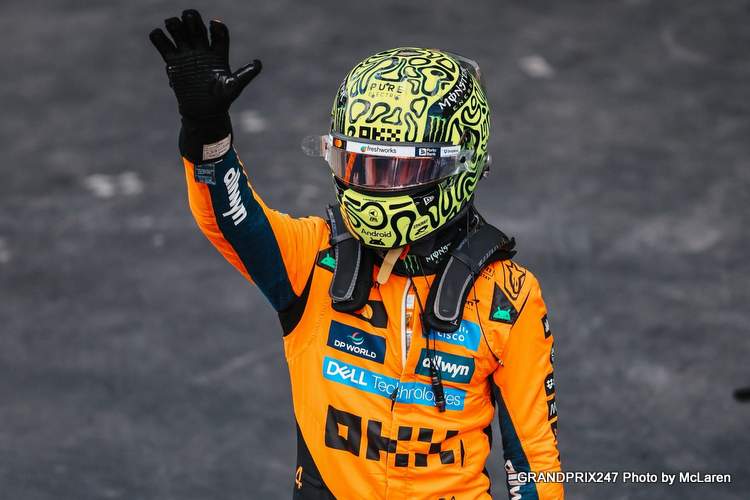 O título da Fórmula 1 agora está nas mãos de Norris, que pode perdê-lo. O título da Fórmula 1 agora está nas mãos de Norris, que pode perdê-lo.