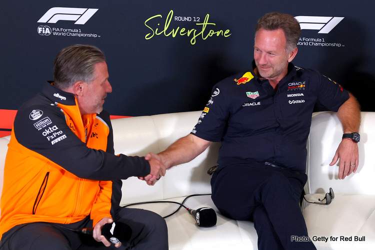 Zak Brown: Verstappen é um brutamontes, Horner é arrogante.