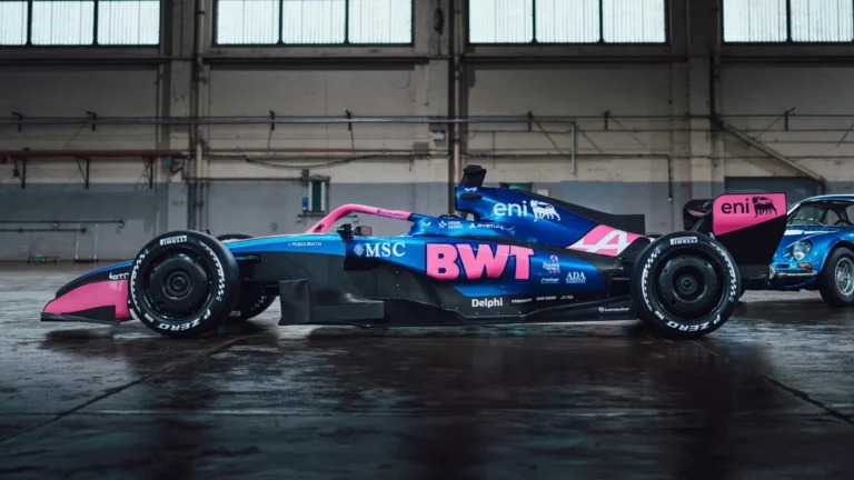 Alpine lança carro e pintura para 2026
