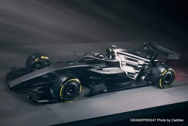 Equipe Cadillac de Fórmula 1 revela pintura de testes antes do Shakedown em Barcelona