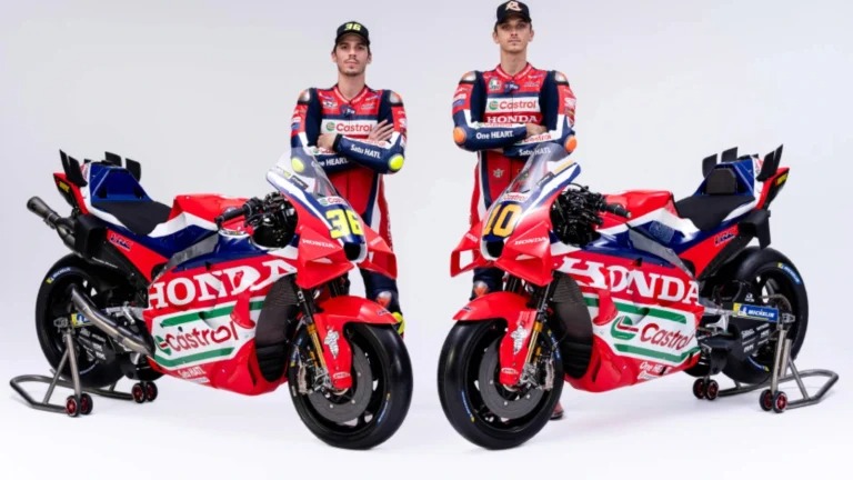 A Honda HRC apresentou oficialmente a pintura do seu carro para a temporada 2026 da MotoGP, reforçando identidade, inovação e ambição nas pistas. A Honda HRC apresentou oficialmente a pintura do seu carro para a temporada 2026 da MotoGP, reforçando identidade, inovação e ambição nas pistas.