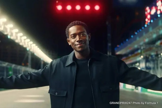 Damson Idris se junta à Fórmula 1 como Embaixador Global após sucesso de US$ 630 milhões no cinema