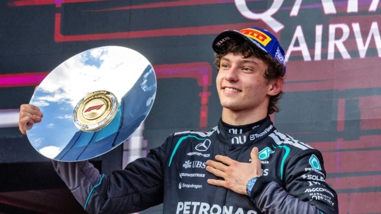Kimi Antonelli aliviado por superar a “corrida mais difícil” no início do novo regulamento da F1.