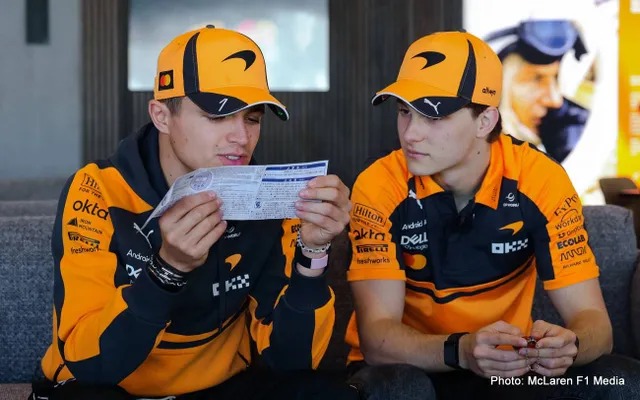 “Lando Norris diz que a McLaren ainda não está onde quer, mas vê muito potencial antes do Japão.”