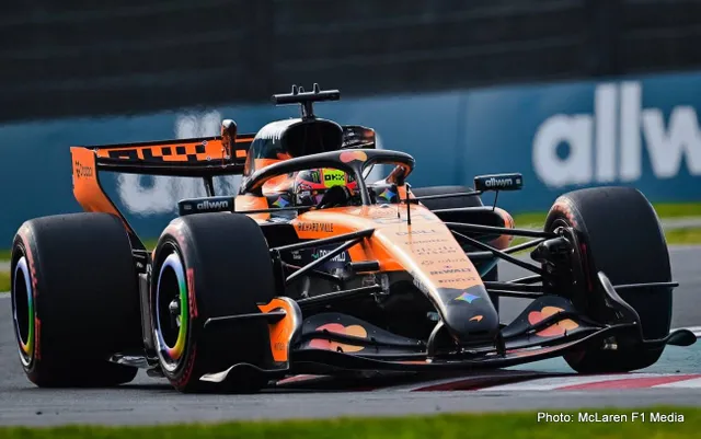 “Andrea Stella afirma que veremos um McLaren MCL40 inteiramente novo em Miami e no Canadá.”