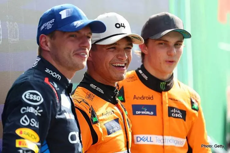 “Lando Norris e Oscar Piastri dizem que será uma ‘pena’ e ‘não pegará bem’ se Max Verstappen deixar a Fórmula 1.”