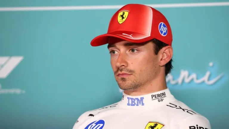 Charles Leclerc lamenta pódio perdido na F1 em Miami após erro “inaceitável”