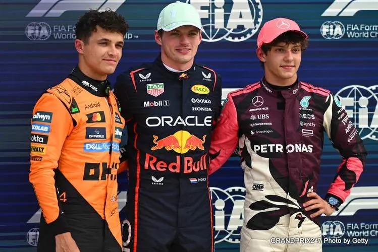 Max Verstappen companheiro de equipe de Kimi Antonelli ou Lando Norris: Funcionaria?