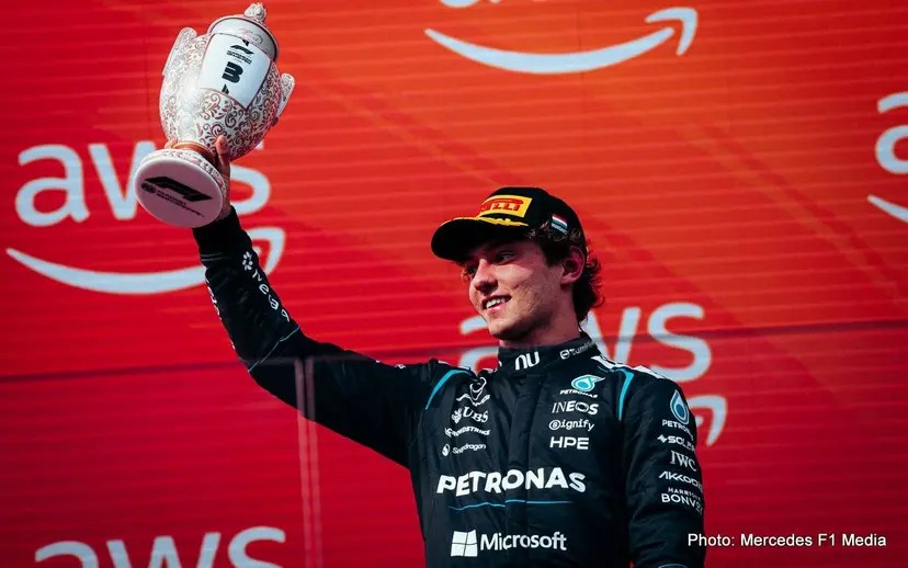 “Pódio de Kimi Antonelli limita danos enquanto George Russell reage para a Mercedes na Hungria” “Pódio de Kimi Antonelli limita danos enquanto George Russell reage para a Mercedes na Hungria”