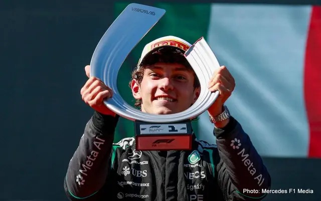 Faltam nove etapas: quem pode impedir Kimi Antonelli de se tornar o Campeão Mundial mais jovem da Fórmula 1?