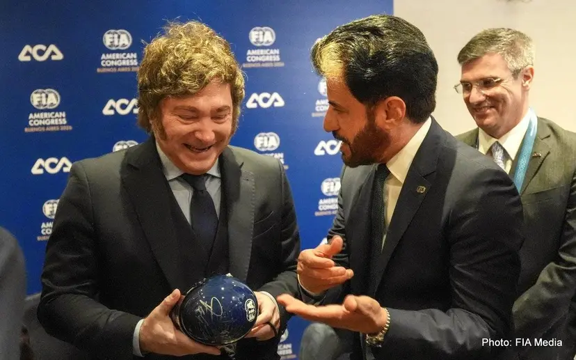 Presidente argentino Javier Milei sonha com o retorno da Fórmula 1 ao seu país Presidente argentino Javier Milei sonha com o retorno da Fórmula 1 ao seu país