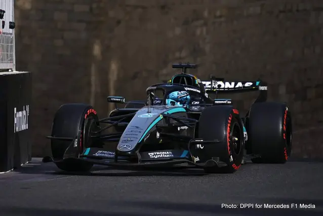 Classificação do Grande Prêmio do Azerbaijão: George Russell conquista a pole position de forma avassaladora e Kimi Antonelli bate no início Classificação do Grande Prêmio do Azerbaijão: George Russell conquista a pole position de forma avassaladora e Kimi Antonelli bate no início