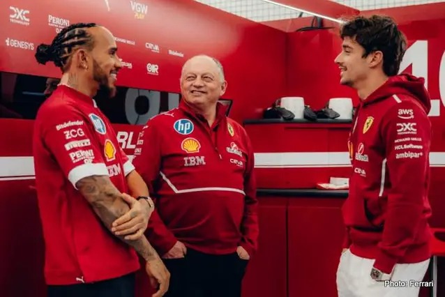 “Charles Leclerc apoia o ‘extremamente capaz’ Fred Vasseur, e Lewis Hamilton o classifica como um ‘líder fantástico'” “Charles Leclerc apoia o ‘extremamente capaz’ Fred Vasseur, e Lewis Hamilton o classifica como um ‘líder fantástico'”
