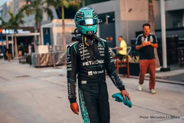 George Russell vai largar do fundo do grid no Grande Prêmio de Singapura.